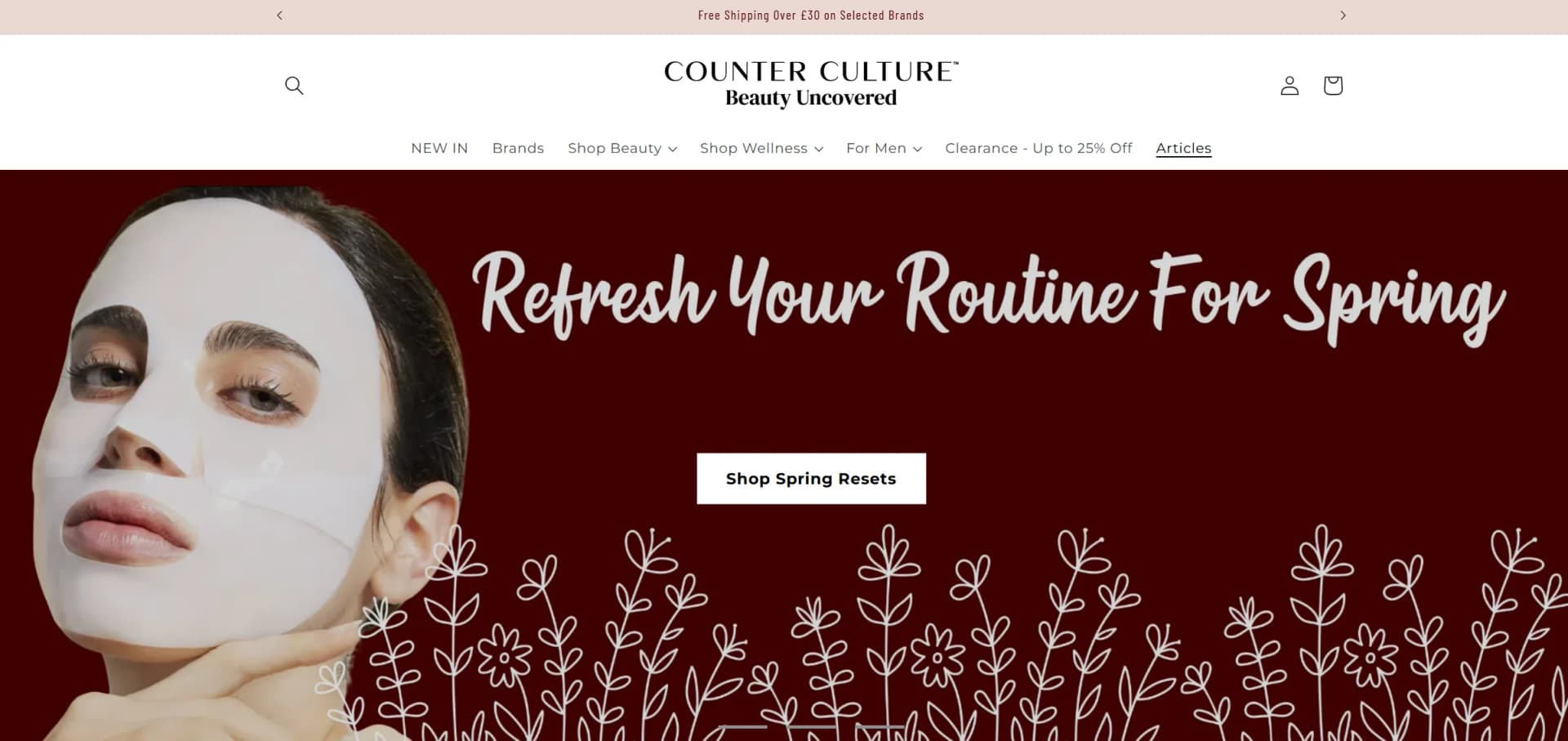Counter Culture storefront preview